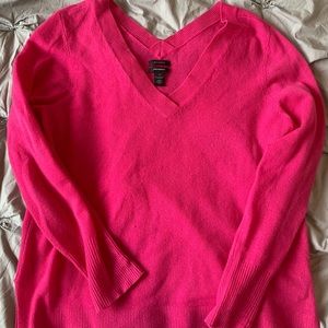 Halogen cashmere v-neck sweater